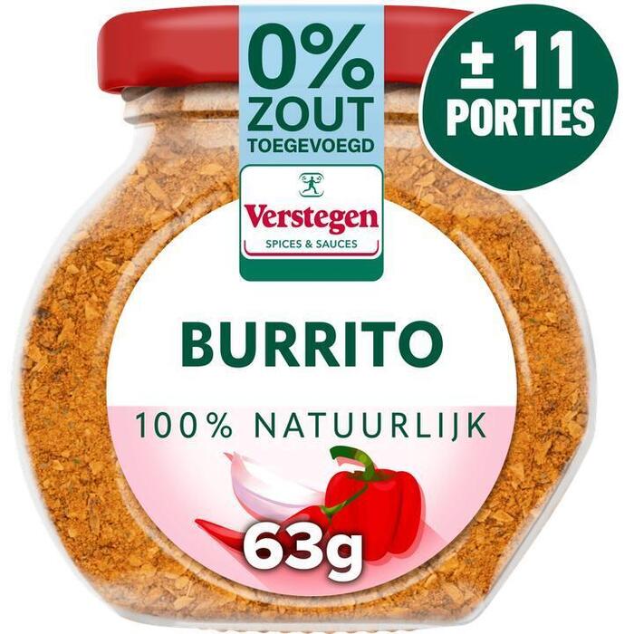 Verstegen Tex-mex blend voor burrito's (63g)