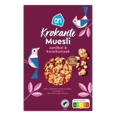 AH Krokante muesli yoghurt aardbei (375g)