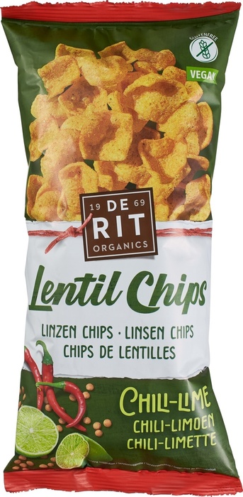 Linzenchips chili & lime (75g)