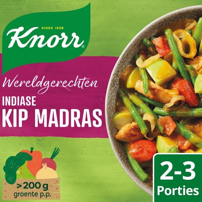 Wereldgerecht Kip madras (Doos, 326g)