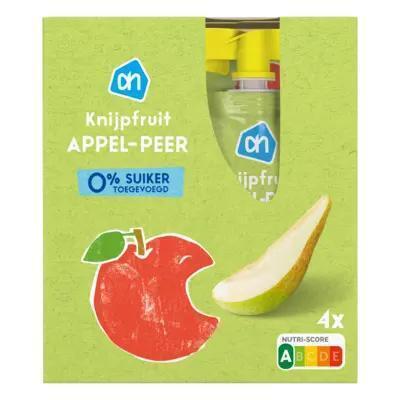 Knijpzakje Appel & Peer (4 × 90g)