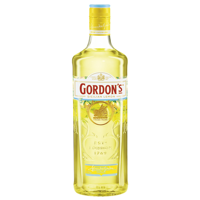 Gordon's Sicilian Lemon Distilled Gin 70cl (Fles, 0.7L)