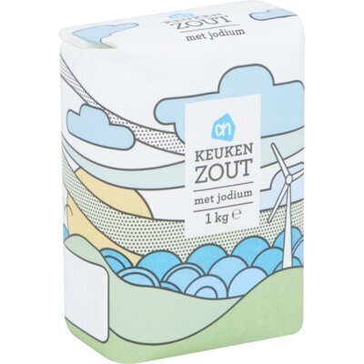 Keukenzout met jodium (zak, 1kg)
