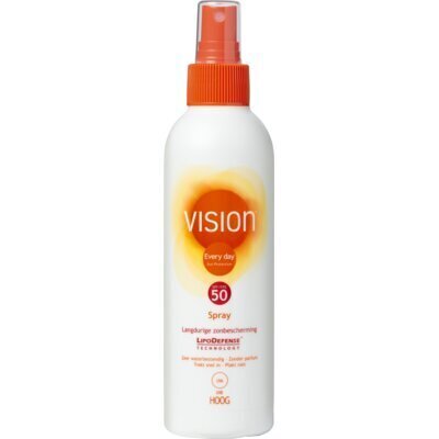 Vision Zonnebrand Spray SPF50 200ml (180ml)