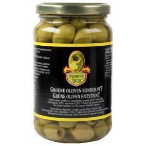 Mamma Lucia Groene Olijven Zonder Pit 320 g (350g)