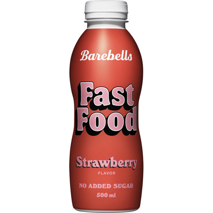 Barebells Fast food drinkmaaltijd aardbei (0.5L)