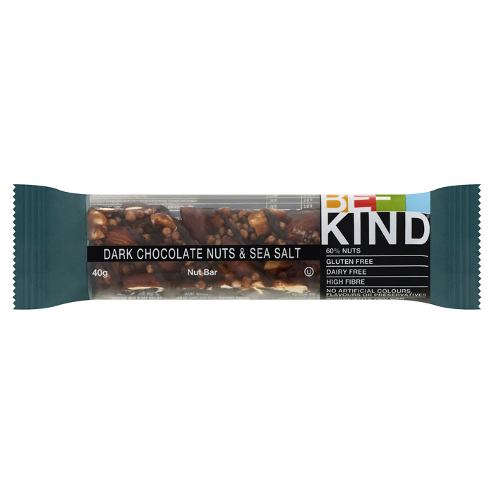 Be Kind Notenreep pure chocolade & zeezout (Blik, 40g)