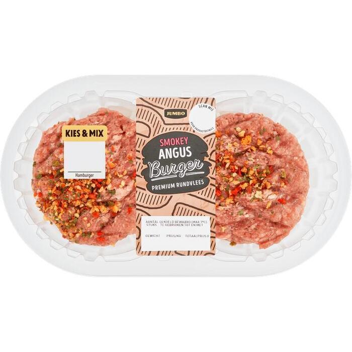 Jumbo Smokey Angus Burger Premium Rundvlees 2 Stuks (200g)