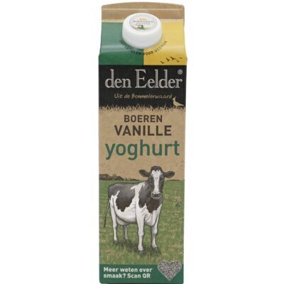 Echte Boeren Vanille yoghurt (Pak, 1L)
