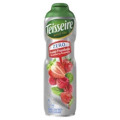 Teisseire Zero Suiker Aardbei Framboos siroop 60 cl (0.6L)