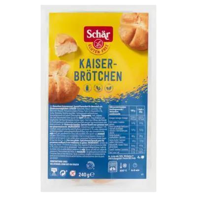 Schär Gluten-Free Kaiser-Brötchen 4 Stuks 240 g (240g)