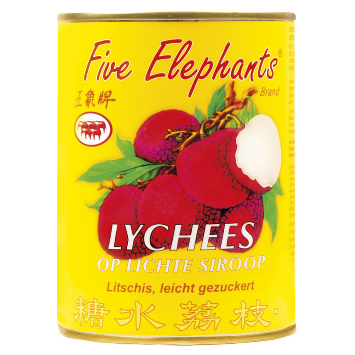 Five Elephants Lychees op lichte siroop (567g)