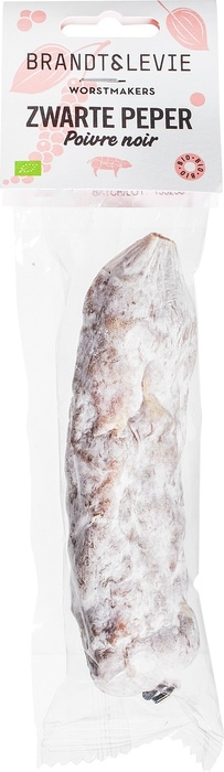 Droge worst zwarte peper (110g)