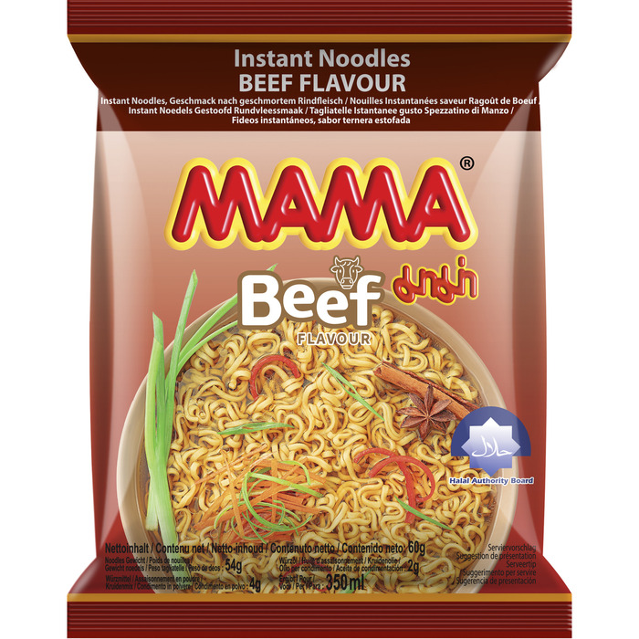Mama Instant Noedels met Stoofvleessmaak 60g (60g)
