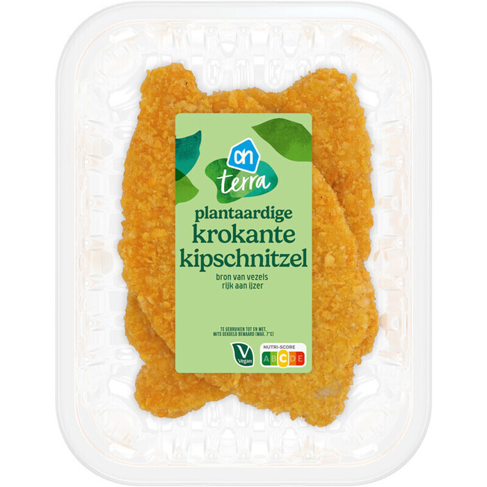 AH Terra Plantaardige krokante kipschnitzel (200g)