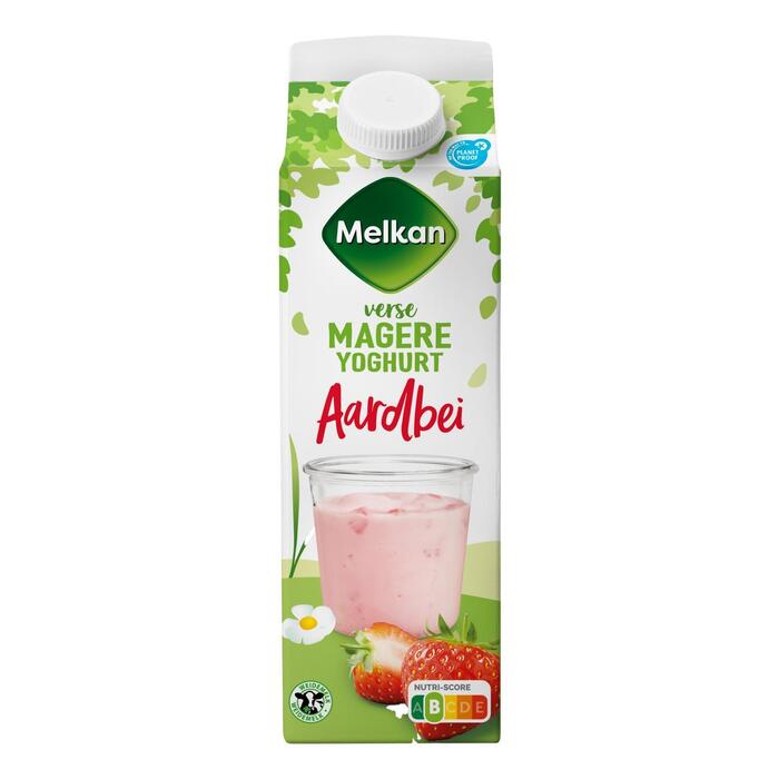 Magere Yoghurt met Aardbei (Pak, 1L)
