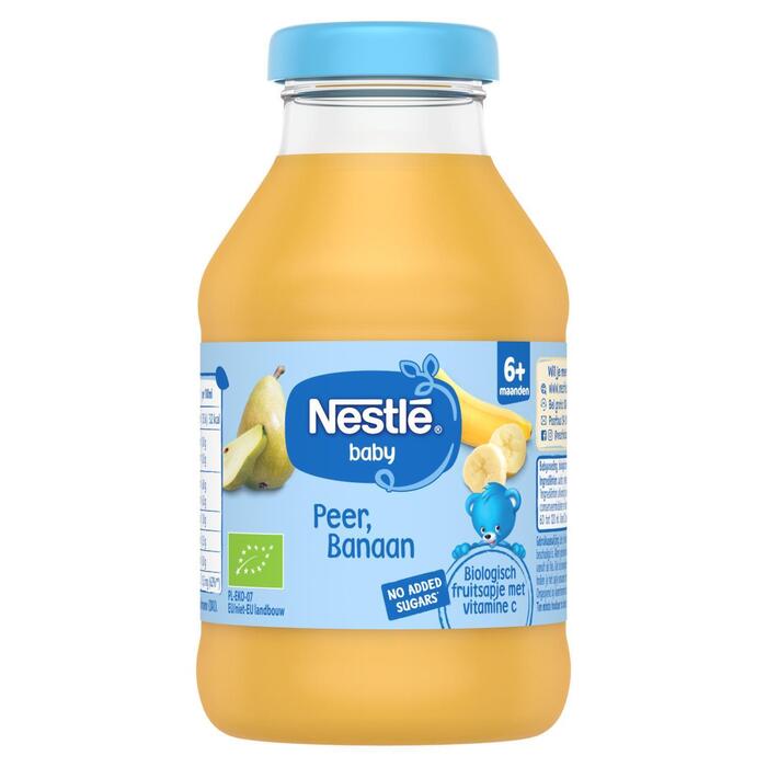 Nestlé Babysap peer banaan 6m+ (200ml)