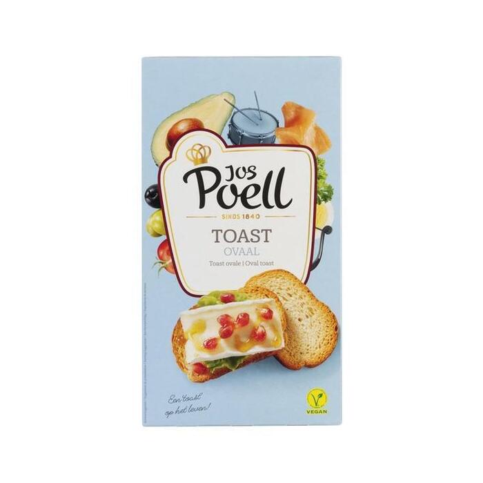 Jos Poell Ovaal toast (Doos, 100g)
