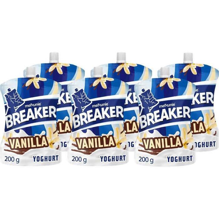 Melkunie Breaker Vanille Yoghurt 6 x 200g (200g)