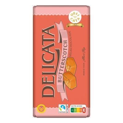 Delicata Reep butterscotch melkchocolade (150g)