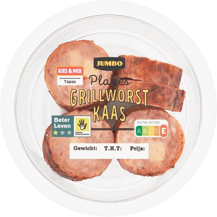 Jumbo Plakjes Grillworst Kaas 100g (100g)
