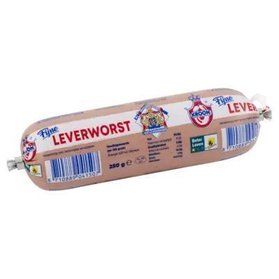 Fijne leverworst (Stuk, 250g)