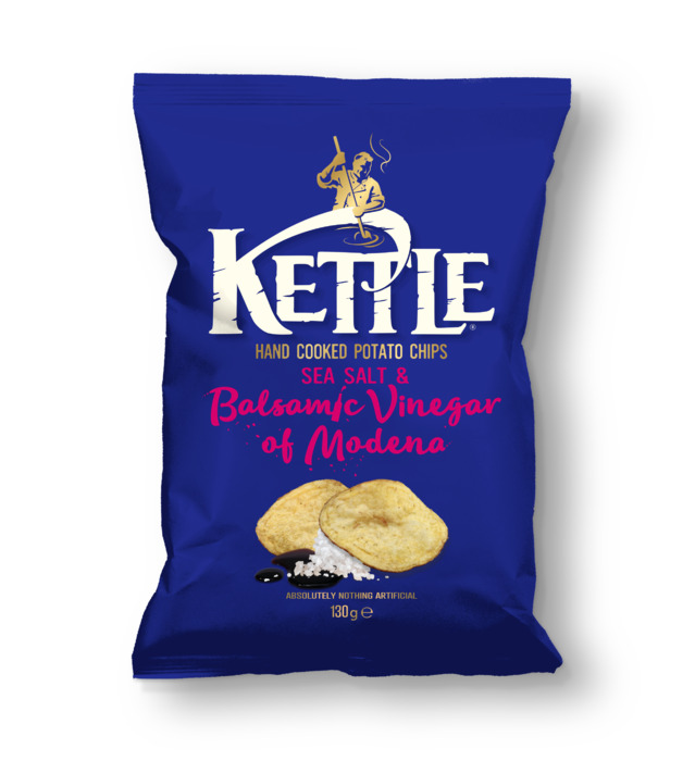 Kettle Sea Salt & Balsamic Vinegar of Modena Chips 130g (130g)