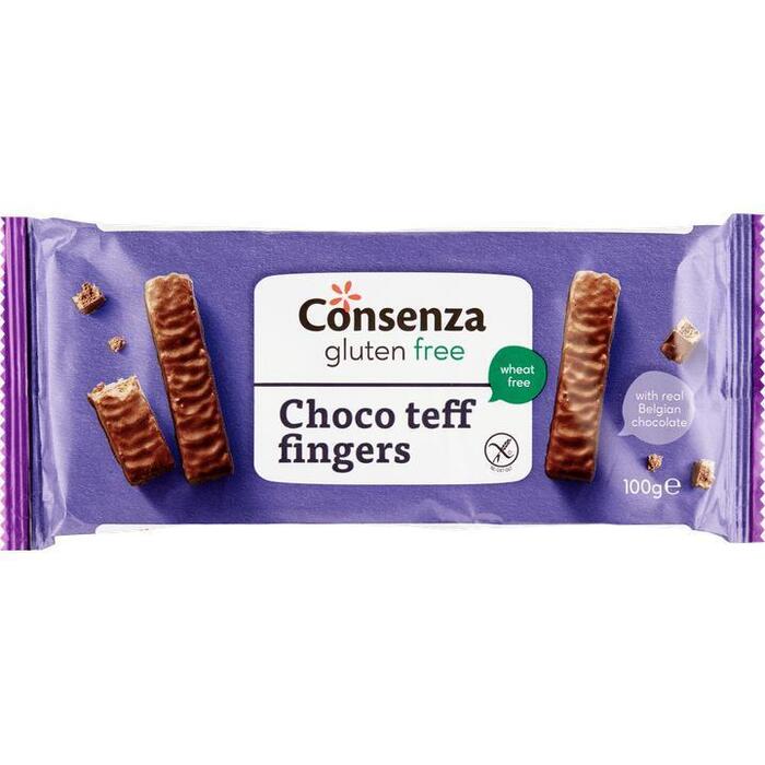 Choco teff fingers (Zak, 5 × 20g)