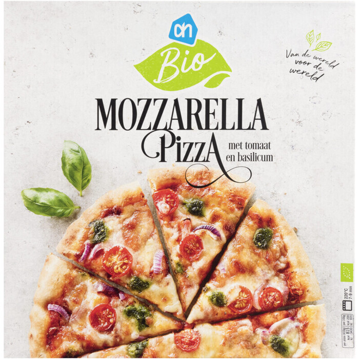 AH Biologisch Pizza mozzarella (410g)