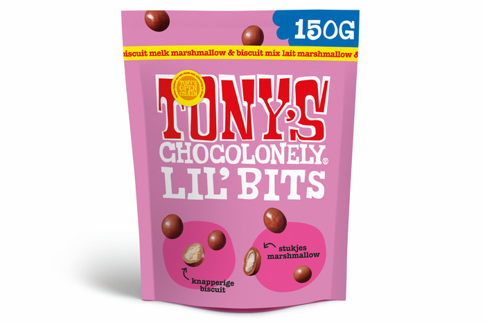 Tony's Chocolonely Lil'bits melk marshmallow biscuit (150g)
