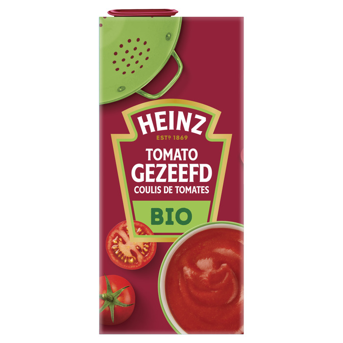 Heinz Tomaten Gezeefd Biologisch 350g (Pak, 350g)