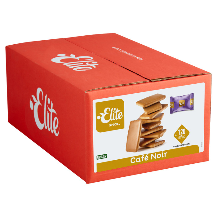 Elite Café Noir koekjes 120 x 1 st (120 × 8g)