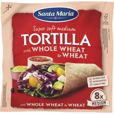 Santa Maria Tortilla whole wheat (Zak, 320g)