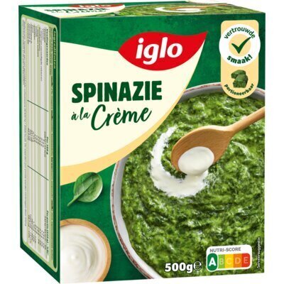 Iglo Spinazie á la creme (Doos, 500g)
