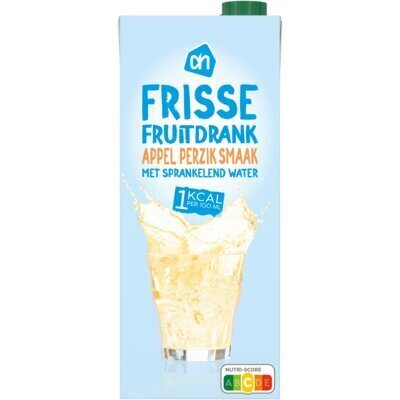 Frisse Fruitdrank Appel & Perzik, Light (pak, 1.5L)