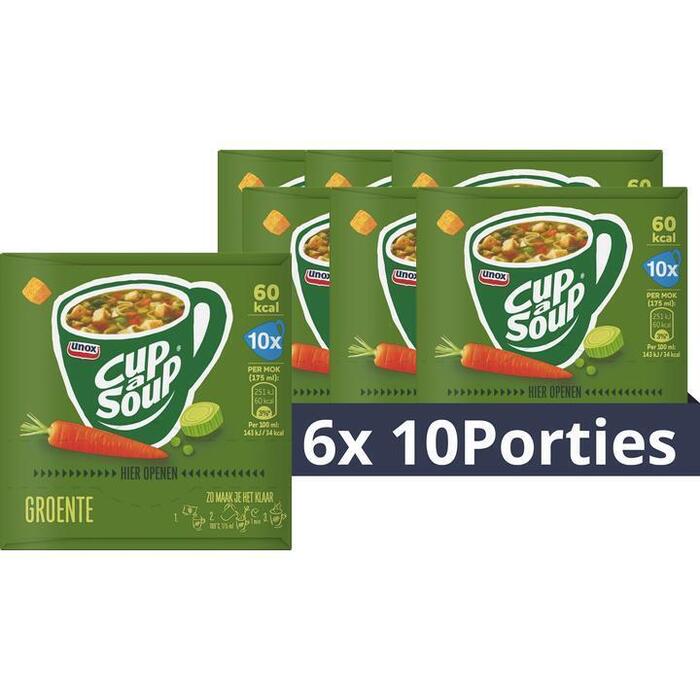 Unox Cup-a-Soup Groente Geschikt 10 x 16g (10 × 16g)
