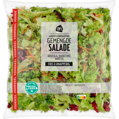 Gemengde salade (zak, 300g)