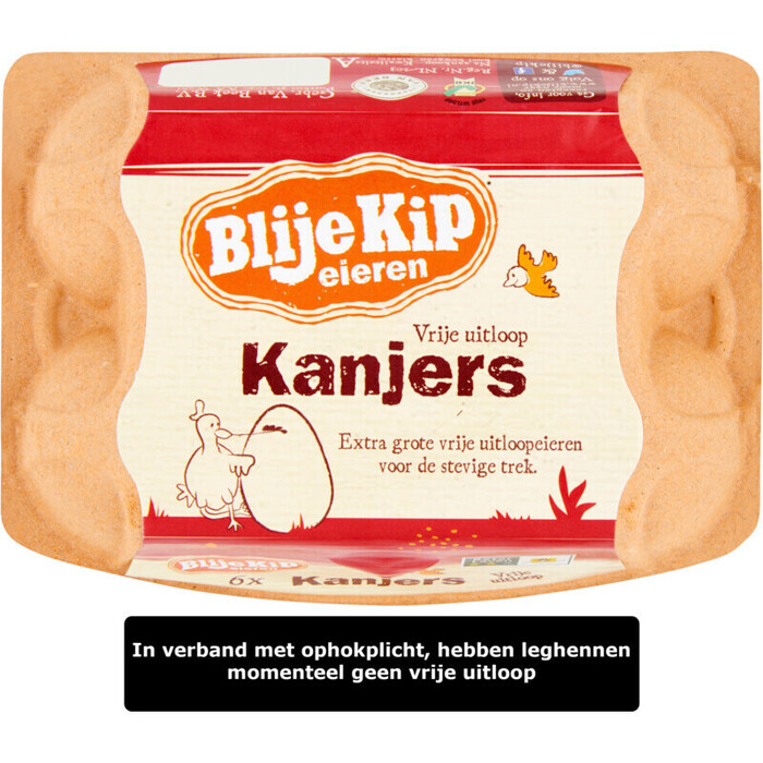 Vrije uitloop kanjers maat XL (doos, 6 × 68g)