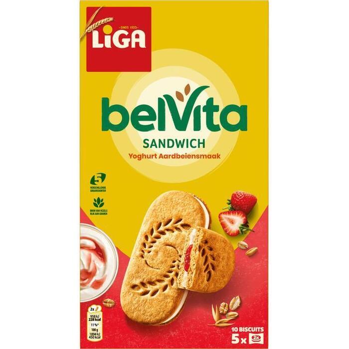 BelVita Breakfast Sandwich (doos, 5 × 43.7g)