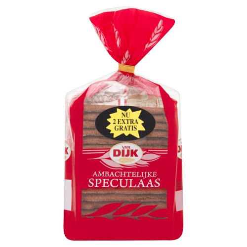 Van Dijk Ambachtelijke Speculaas 15 Stuks 380 g (Stuk, 380g)