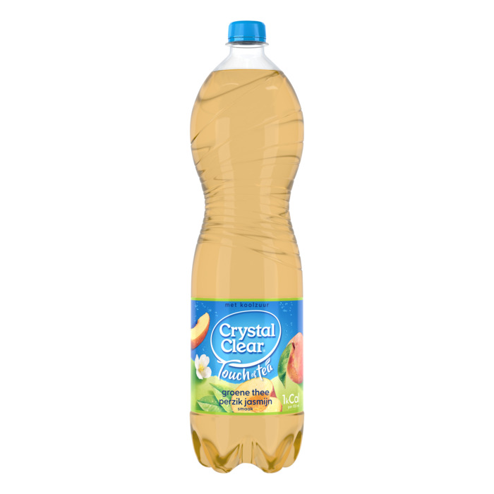 Crystal Clear Touch of tea perzik jasmijn (1.5L)