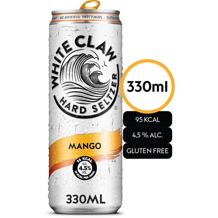 White Claw Hard Seltzer Mango 330ml (33cl)