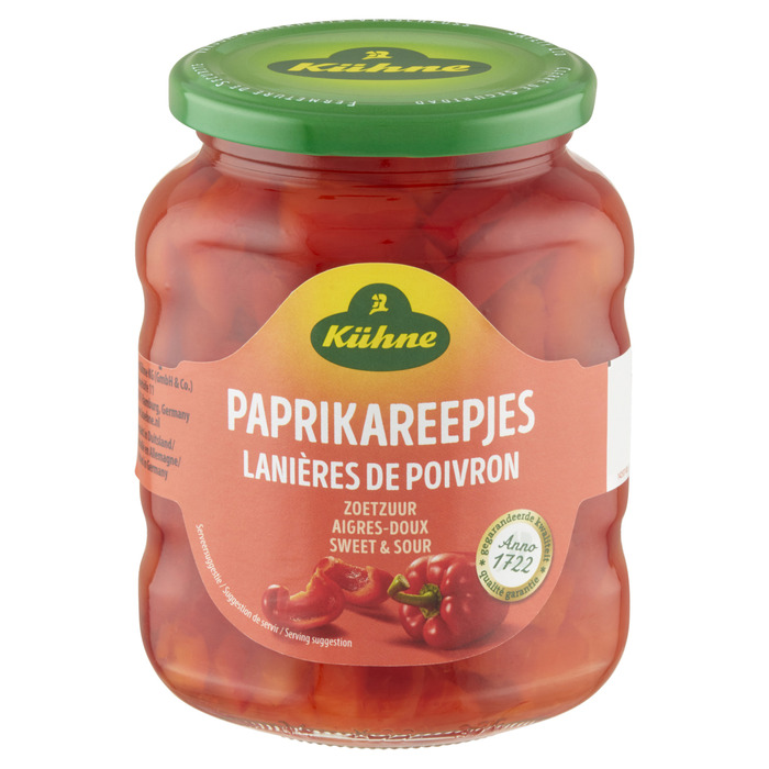 Kühne, Paprikareepjes (pot, 320g)