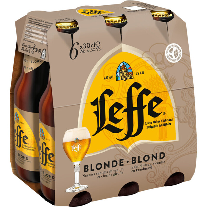 Leffe Blond (Fles, 6 × 30cl)