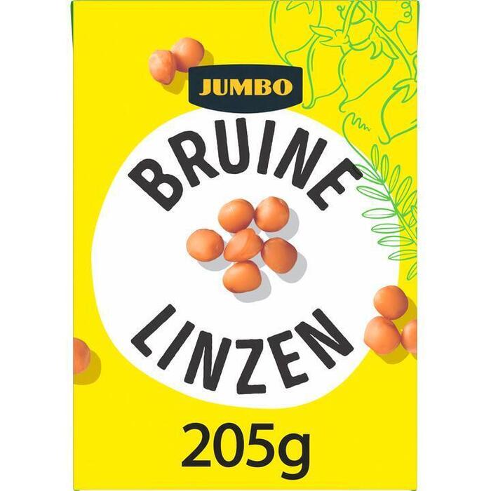 Jumbo Biologische Bruine Linzen 205 g (205g)