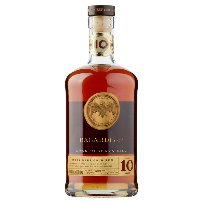 Bacardí Gran Reserva Diez 700 ml (0.7L)