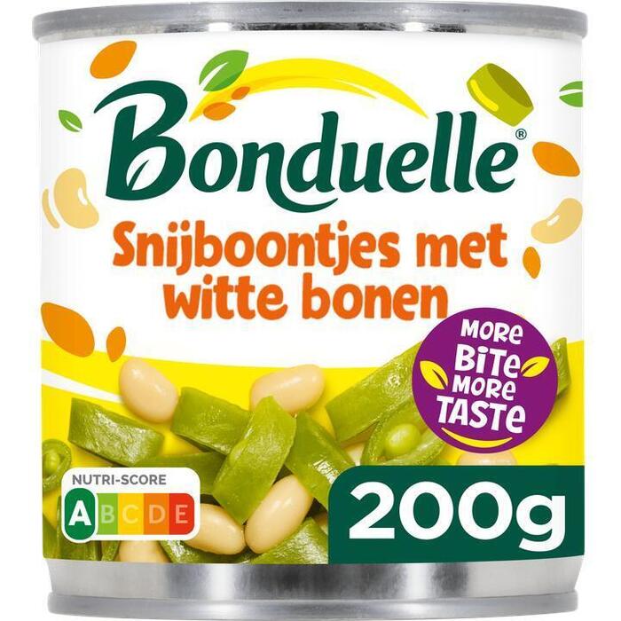Snijboontjes met witte bonen (blik 200g) (Blik, 200g)