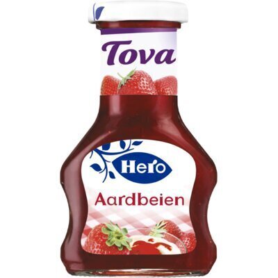 Tova dessertsaus aardbeien (Fles, 125ml)