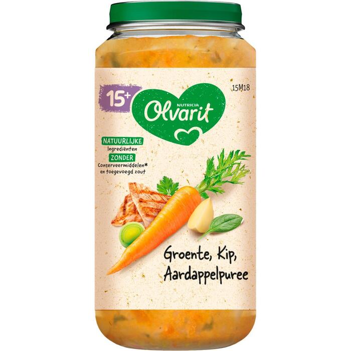 15mnd groente kip aardappelpure (250g)