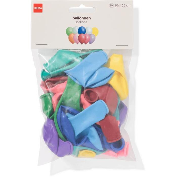 HEMA Ballonnen Kleur 23cm 20 Stuks